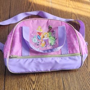 Disney Princess Pink And Purple Duffel Bag